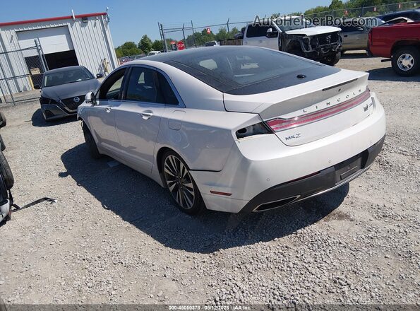 3LN6L5MU2HR606578 2017 LINCOLN MKZ HYBRID White Trasero izquierdo