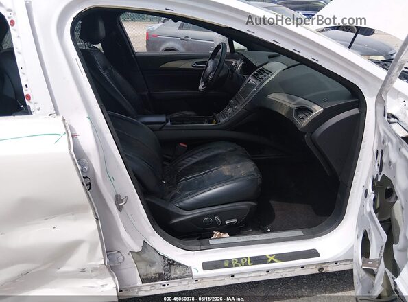 3LN6L5MU2HR606578 2017 LINCOLN MKZ HYBRID White Vista interior delantera