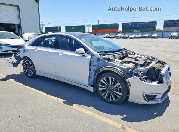 3LN6L5MU5JR627480 2018 LINCOLN MKZ Белый Передняя правая четверть