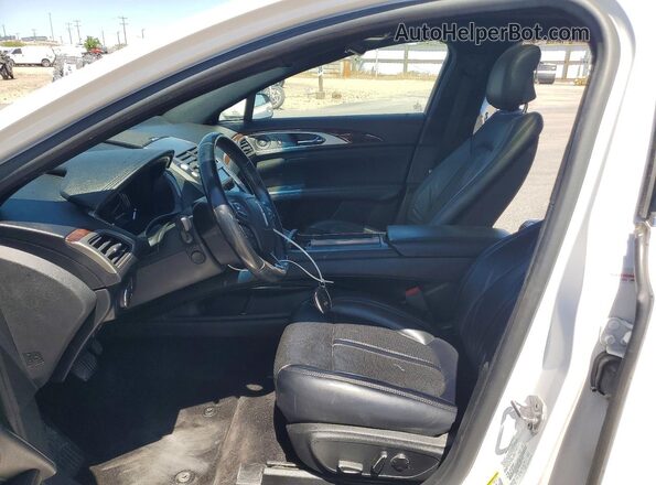 3LN6L5MU5JR627480 2018 LINCOLN MKZ Белый Вид салона спереди