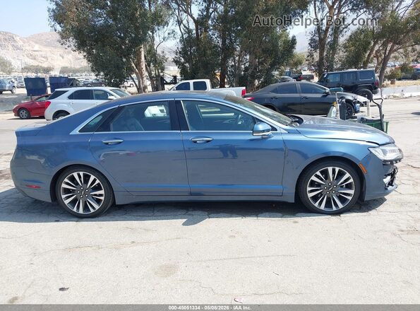 3LN6L5MU6KR607675 2019 LINCOLN MKZ HYBRID Blue Вид задньої частини салону