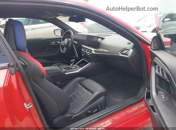 3MF13DM01P8D53132 2023 BMW M2 Orange Front interior view
