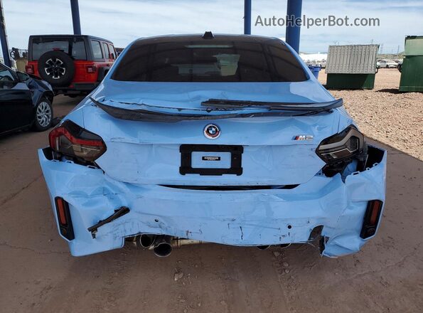 3MF13DM04P8D14986 2023 BMW M2 Синий Вид сзади