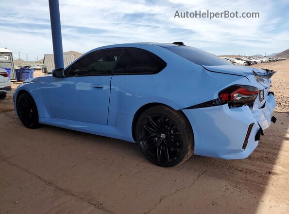 3MF13DM04P8D14986 2023 BMW M2 Синий Задняя левая четверть