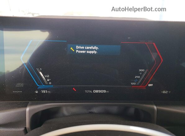 3MF13DM04P8D14986 2023 BMW M2 Синий Вид щитка приборов