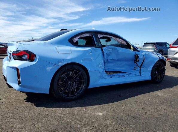 3MF13DM0XR8D84740 2024 BMW M2 Синий Задняя правая четверть