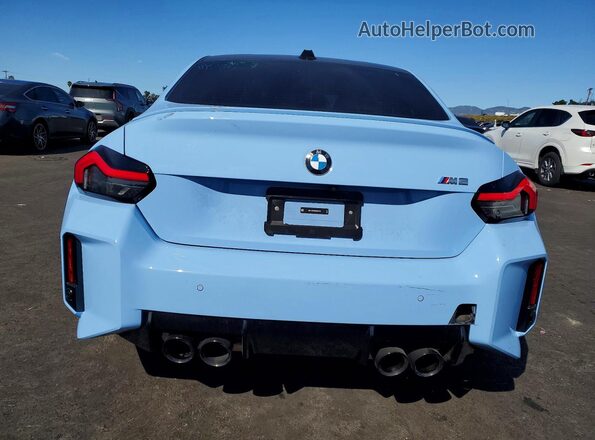 3MF13DM0XR8D84740 2024 BMW M2 Синий Вид сзади