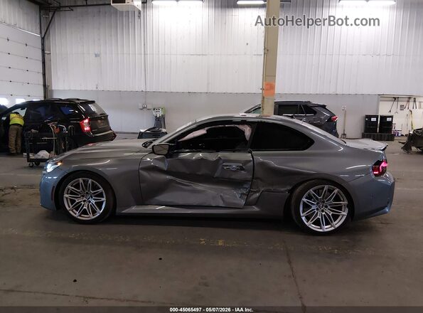3MF23DM01S8F59323 2025 BMW M2 Gray Панорамний вид салону 360°