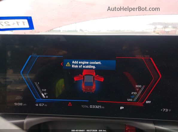 3MF23DM01T8G02818 2026 BMW M2 Red Vista de los asientos traseros