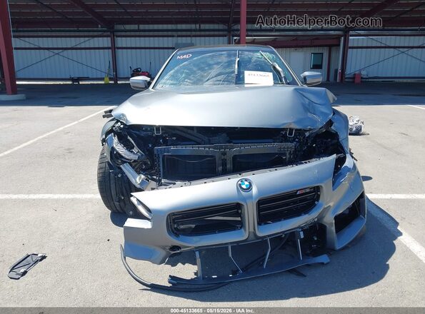 3MF23DM06S8F57745 2025 BMW M2 Gray Vista interior trasera