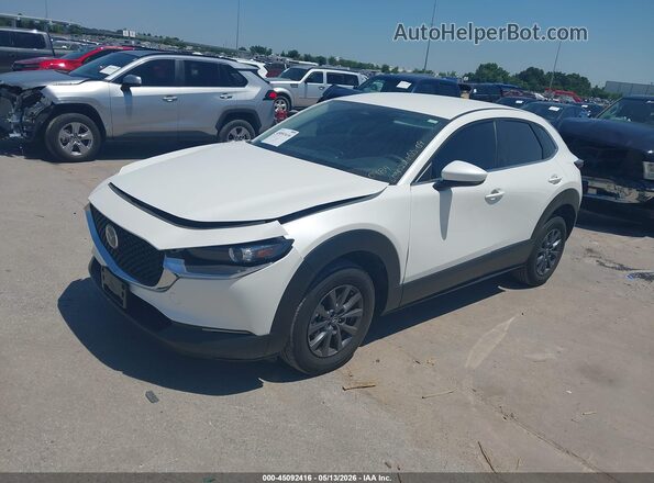 3MVDMBAM0SM750984 2025 MAZDA CX-30 White Առջևի ձախ երեք քառորդ տեսարան