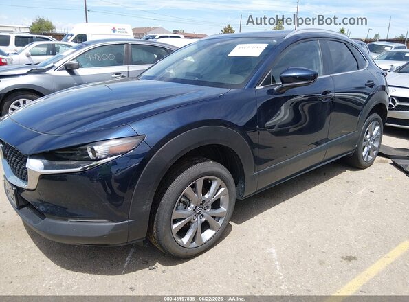 3MVDMBBL2NM448073 2022 MAZDA CX-30 Blue წინა მარცხენა ხედი სამი მეოთხედიდან