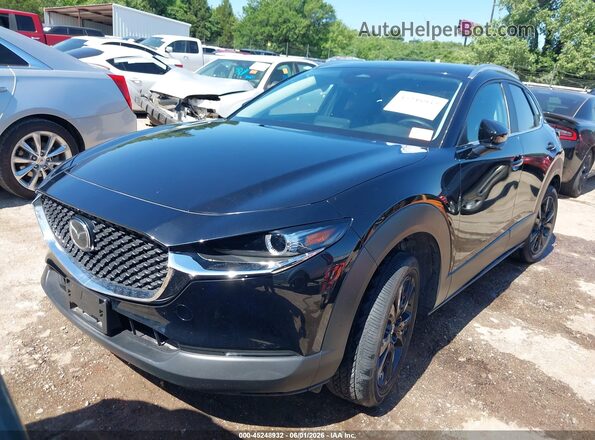 3MVDMBBMXSM789340 2025 MAZDA CX-30 Black წინა მარცხენა ხედი სამი მეოთხედიდან