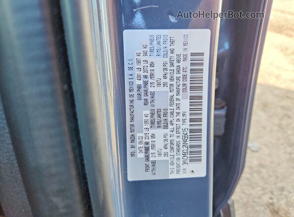 3MVDMBCL2NM456415 2022 MAZDA CX-30 Gray Vista interior de 360 grados