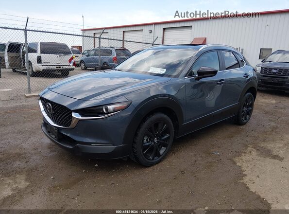 3MVDMBCM3PM513703 2023 MAZDA CX-30 Синий Передняя левая четверть
