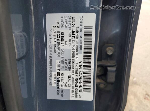 3MVDMBCM5PM570808 2023 MAZDA CX-30 Gray 
