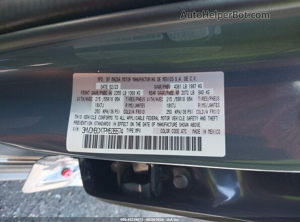 3MVDMBCM7PM535574 2023 MAZDA CX-30 Серый Вид подкапотного пространства