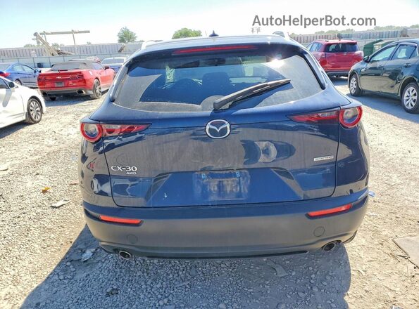 3MVDMBDL2NM407438 2022 MAZDA CX-30 Blue Вид ззаду