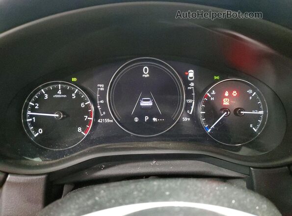 3MVDMBDL5LM134069 2020 MAZDA CX-30 Blue Instrument cluster view