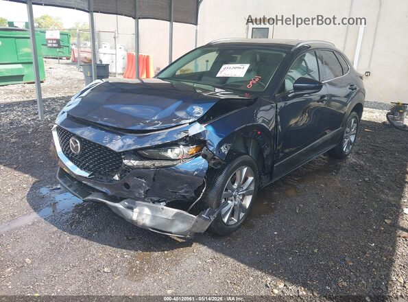 3MVDMBDL7NM412568 2022 MAZDA CX-30 Blue Առջևի ձախ երեք քառորդ տեսարան