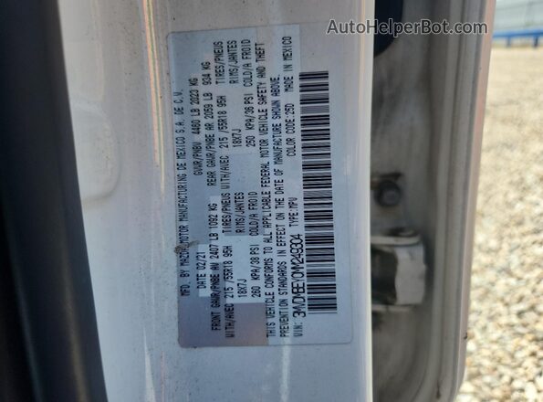 3MVDMBEY0MM249304 2021 MAZDA CX-30 White სალონის 360-გრადუსიანი ხედი