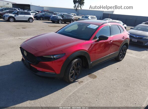 3MVDMBEY4TM109254 2026 MAZDA CX-30 Бордовый Передняя левая четверть