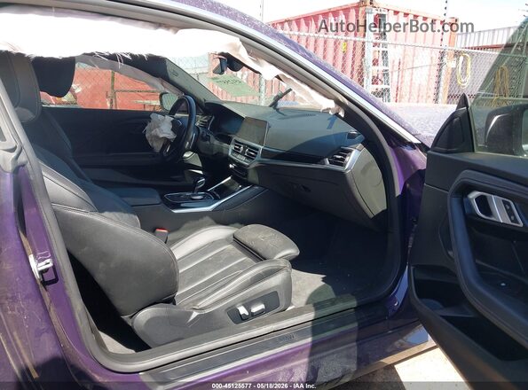 3MW23CM03N8C49415 2022 BMW 2 SERIES Purple Սալոնի դիմացի տեսք