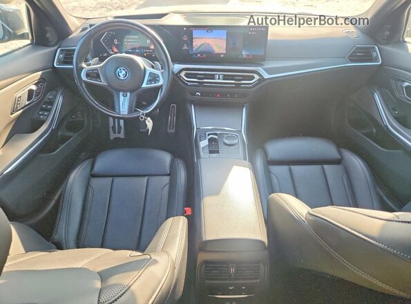 3MW39FS02P8C91455 2023 BMW 3 SERIES Blue წინა პანელის ხედი