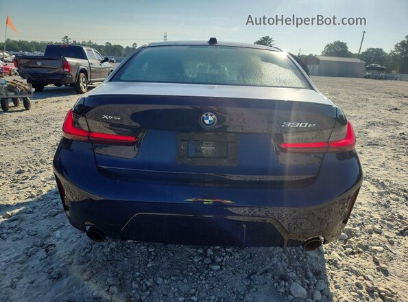 3MW39FS02P8C91455 2023 BMW 3 SERIES Blue უკანა ხედი