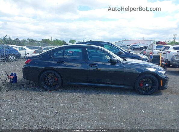 3MW49FF01P8D61445 2023 BMW M3 Black Вид задньої частини салону