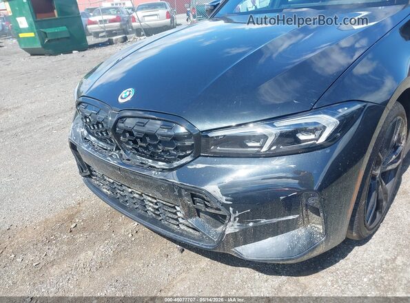 3MW49FF01P8D61445 2023 BMW M3 Black Вид спереду