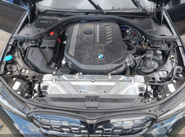 3MW49FF01P8D61445 2023 BMW M3 Black Вид ззаду