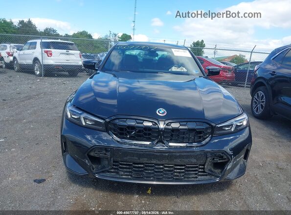 3MW49FF01P8D61445 2023 BMW M3 Black Вид щитка приладів
