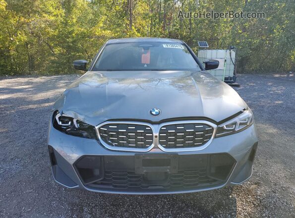 3MW49FF02R8E65526 2024 BMW M3 Gray Դիմացի տեսք