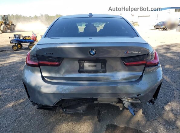 3MW49FF02R8E65526 2024 BMW M3 Gray Հետևի տեսք