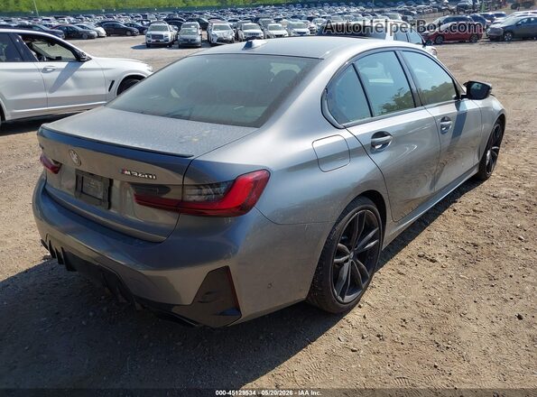 3MW49FF04R8E39588 2024 BMW M3 Gray Հետևի աջ