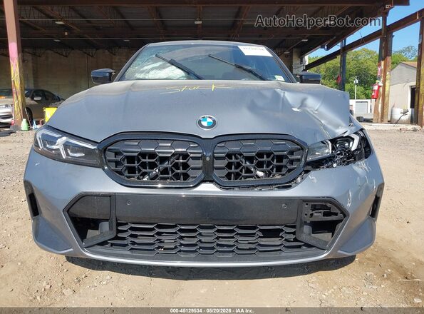 3MW49FF04R8E39588 2024 BMW M3 Gray Սարքավորումների վահանակի տեսք