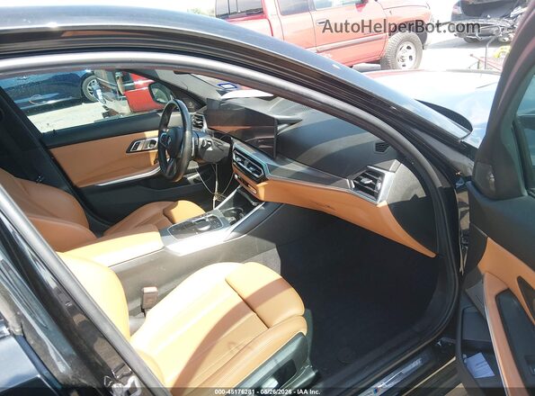 3MW49FF07P8C90560 2023 BMW M3 Black Widok wnętrza z przodu