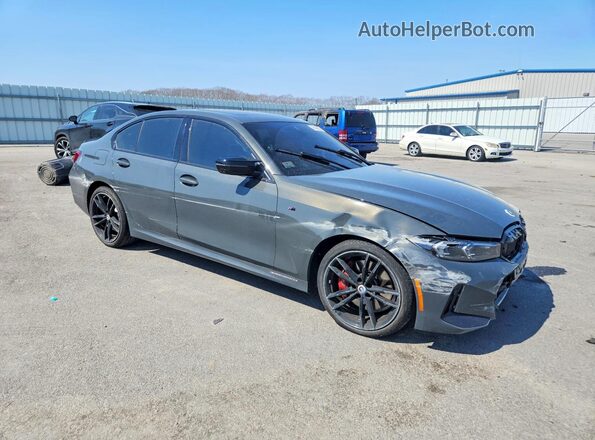 3MW49FF09P8D38379 2023 BMW M3 Серый Передняя правая четверть