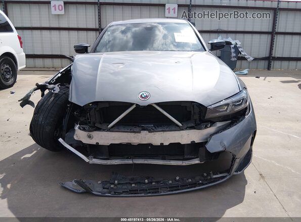3MW49FS00P8C97663 2023 BMW M3 Gray Front view
