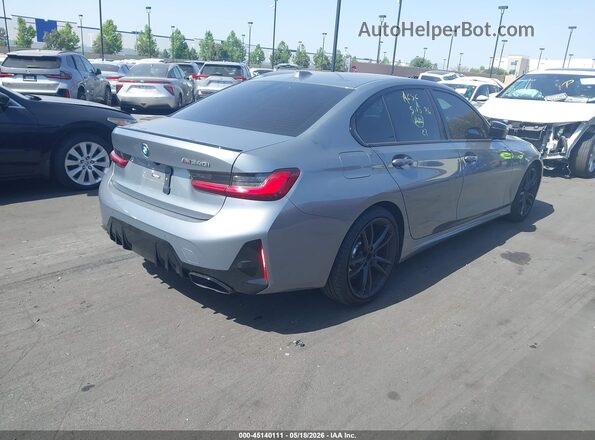 3MW49FS02P8C99558 2023 BMW M3 Gray Задня права чверть