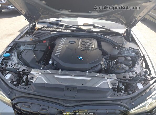 3MW49FS02P8C99558 2023 BMW M3 Gray Вид ззаду