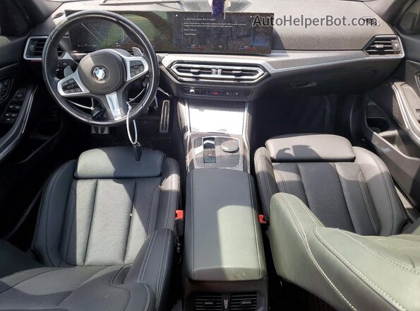 3MW49FS03P8D69343 2023 BMW M3 Черный Вид панели приборов
