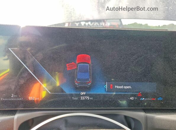 3MW49FS03P8D69343 2023 BMW M3 Черный Вид щитка приборов