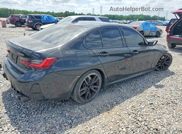 3MW49FS03P8D69343 2023 BMW M3 Черный Задняя правая четверть