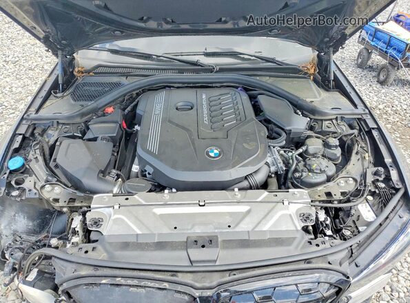 3MW49FS03P8D69343 2023 BMW M3 Черный Вид задней части салона