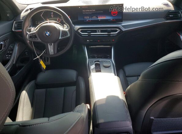 3MW49FS07P8C98017 2023 BMW M3 White Dashboard view
