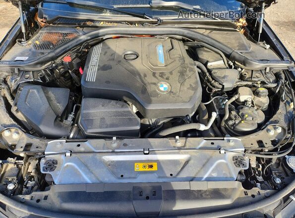 3MW5P7J01N8C43108 2022 BMW 3 SERIES Black Widok wnętrza z tyłu
