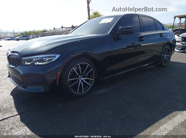 3MW5R1J01L8B04763 2020 BMW 3 SERIES Black Vista tres cuartos delantera izquierda