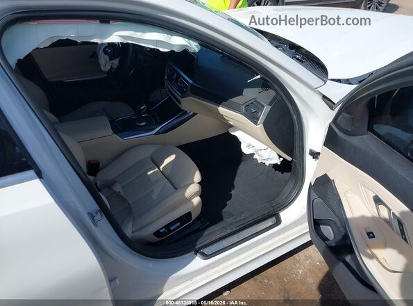 3MW5R1J01M8B81456 2021 BMW 3 SERIES Белый Вид салона спереди